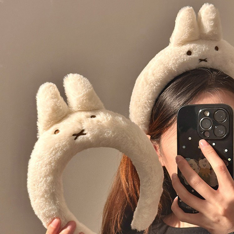 Hair Care Japan Products - Fascia per Capelli Miffy in Velluto,
