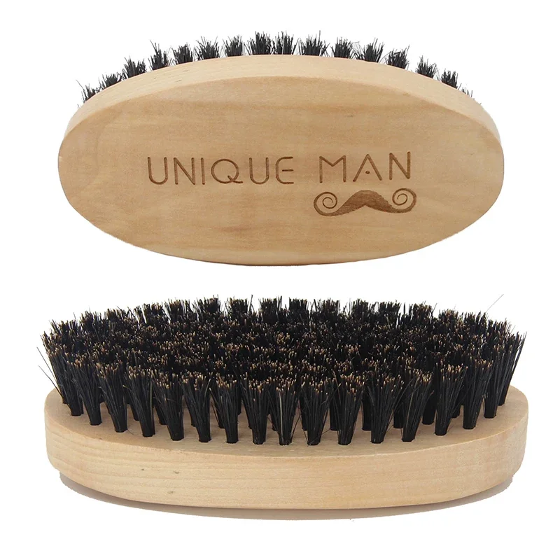 Hair Care For Wavy Hair - Spazzola per barba in legno per