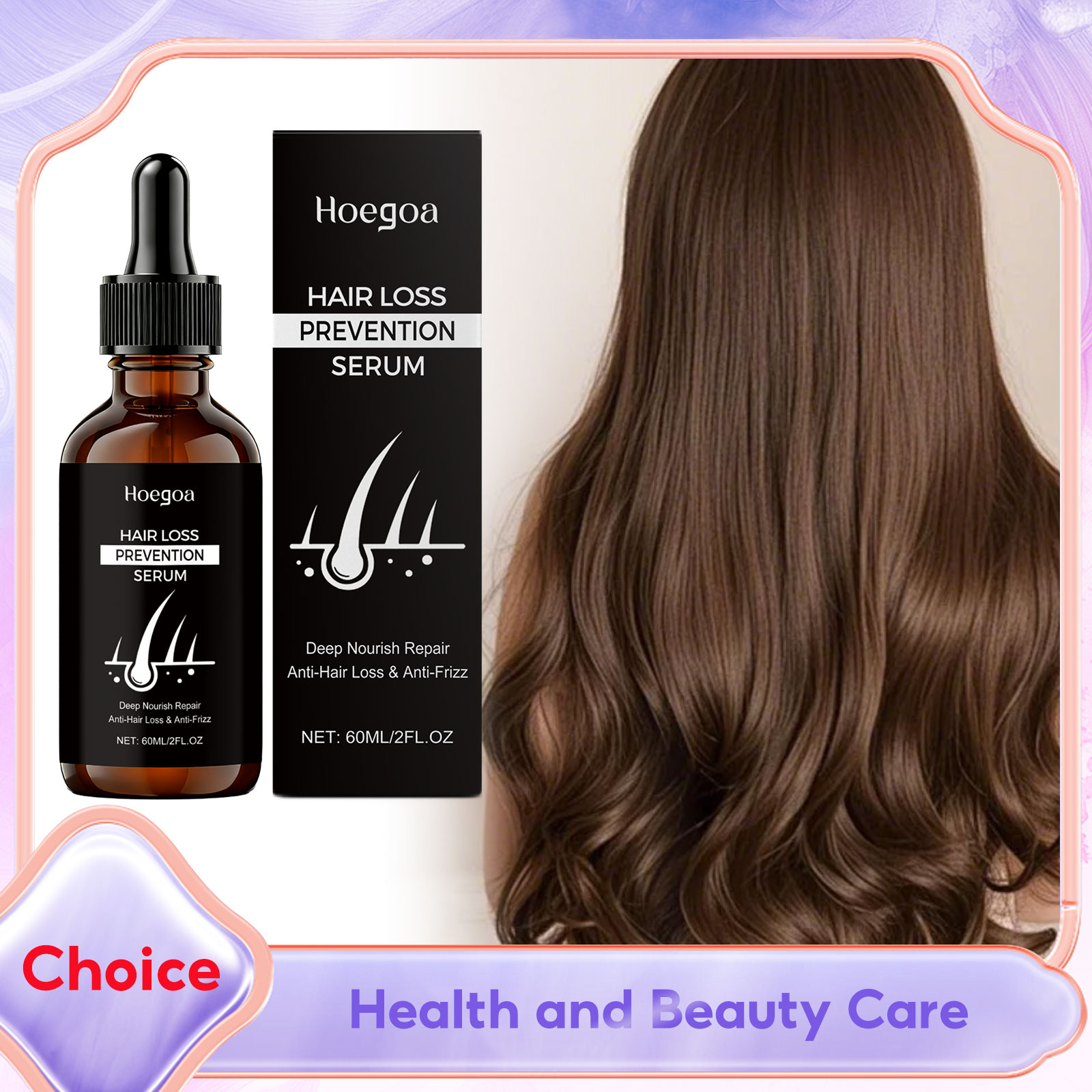 Hair Growth Serum Oil - Olio per capelli al rosmarino per