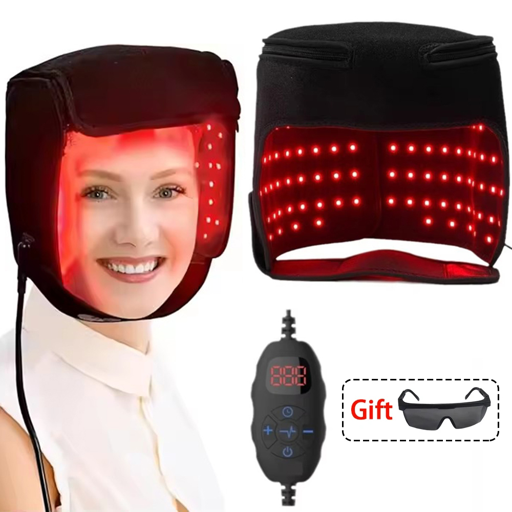 Hair Care Frizzy Hair - Cappello per terapia con luce rossa