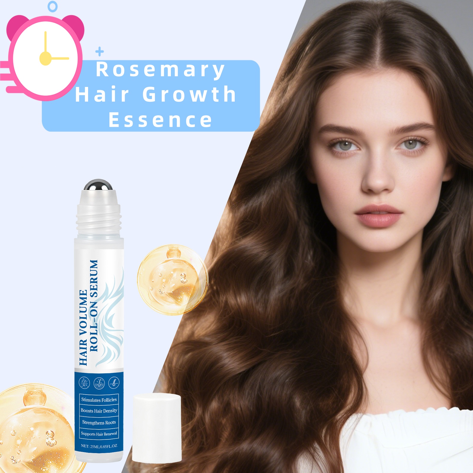 Hair Growth Serum Oil - Olio Essenziale di Rosmarino per la