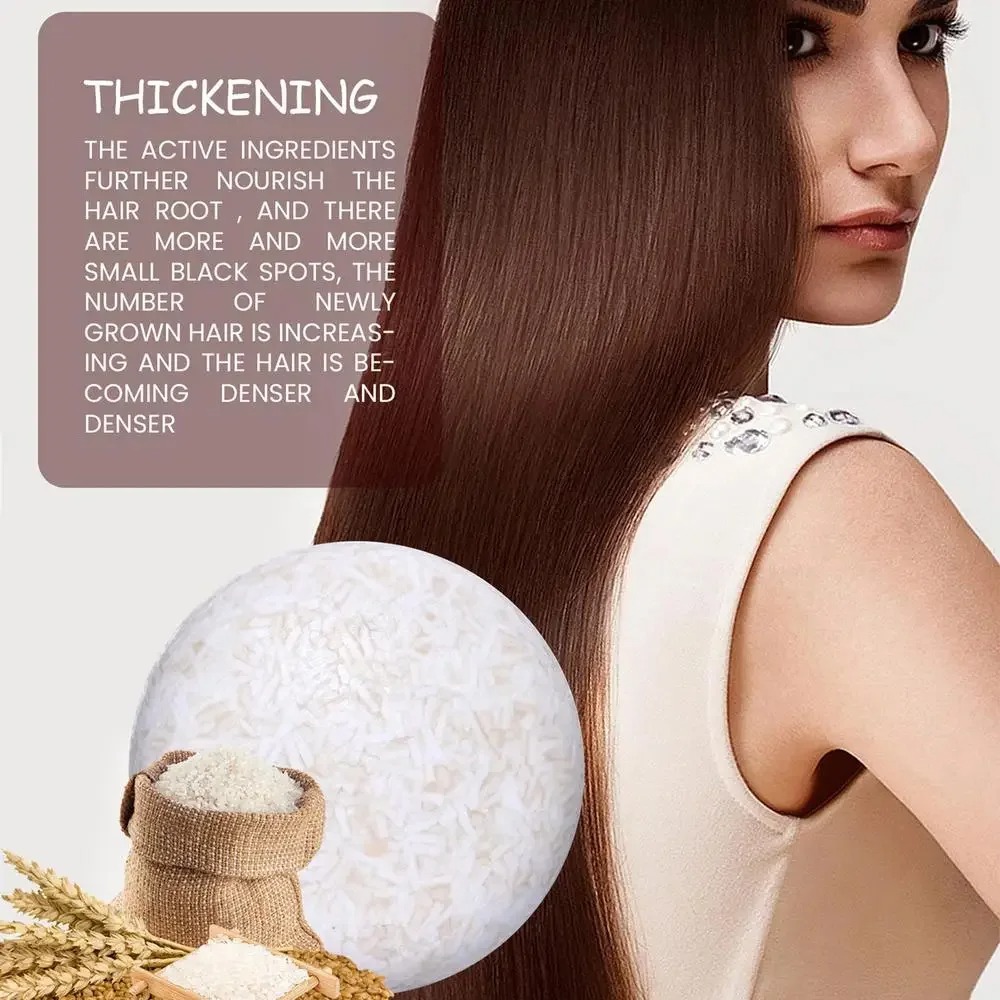 Hair Care Organic - Shampoo di riso biologico Saponetta Sapone