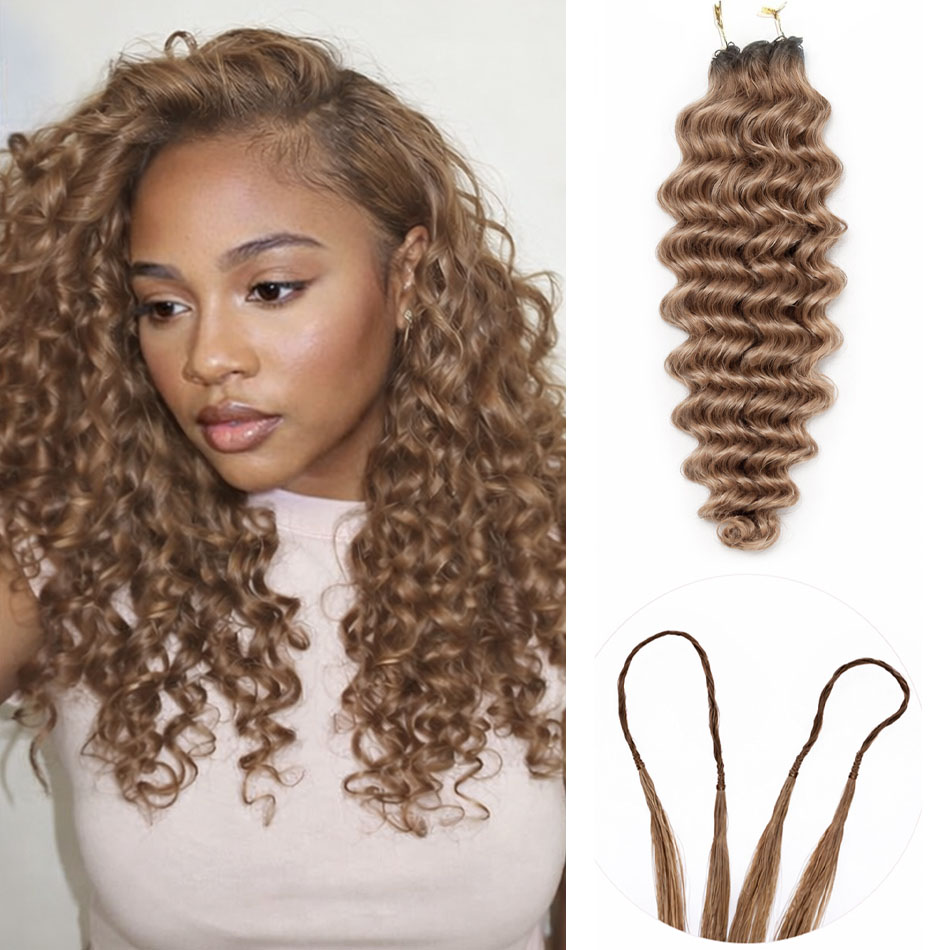 Hair Care Honey - Estensioni dei capelli umani all'uncinetto con