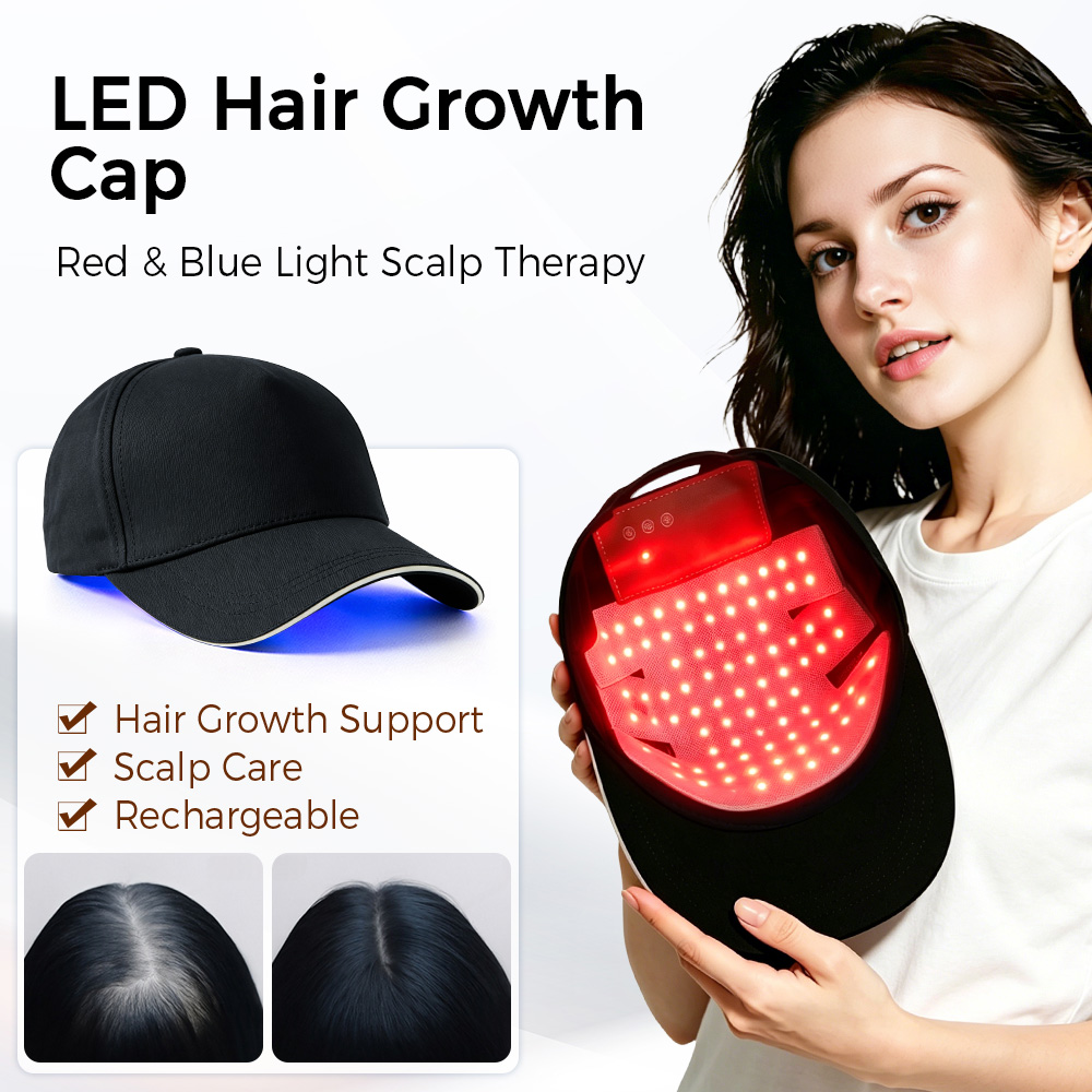 Hair Care Frizzy Hair - Cappello LED per la Crescita dei