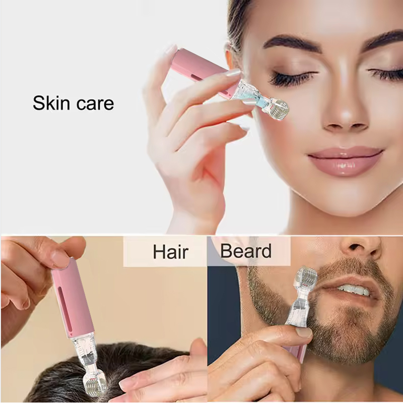 Derma Roller per viso e labbra - Hair Growth Serum Oil recensione e prezzo