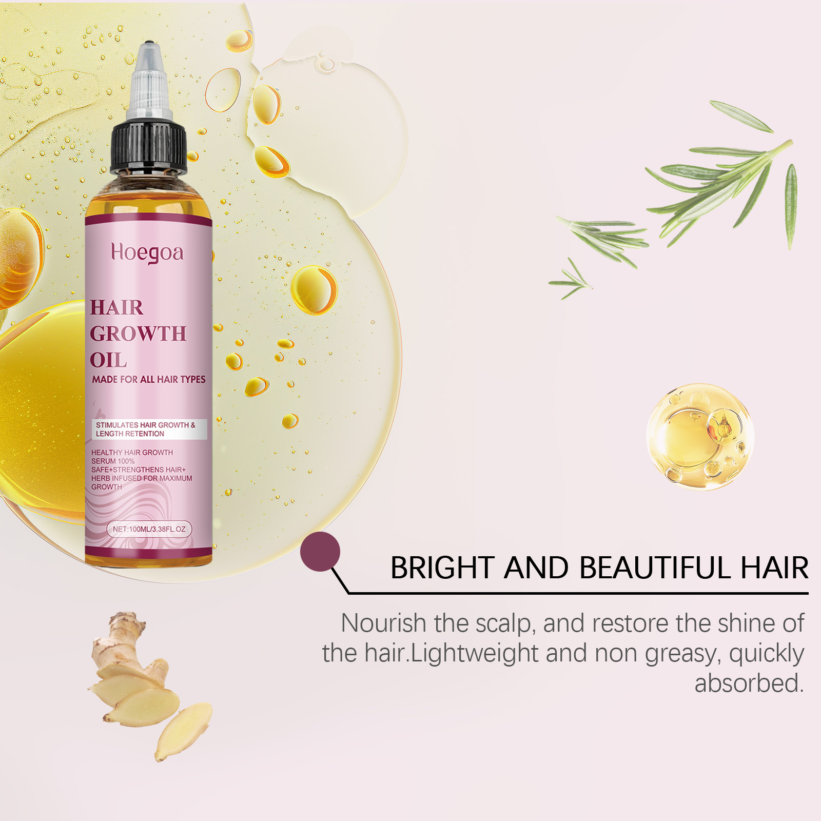 Olio per la crescita dei capel - Hair Care Frizzy Hair recensione e prezzo