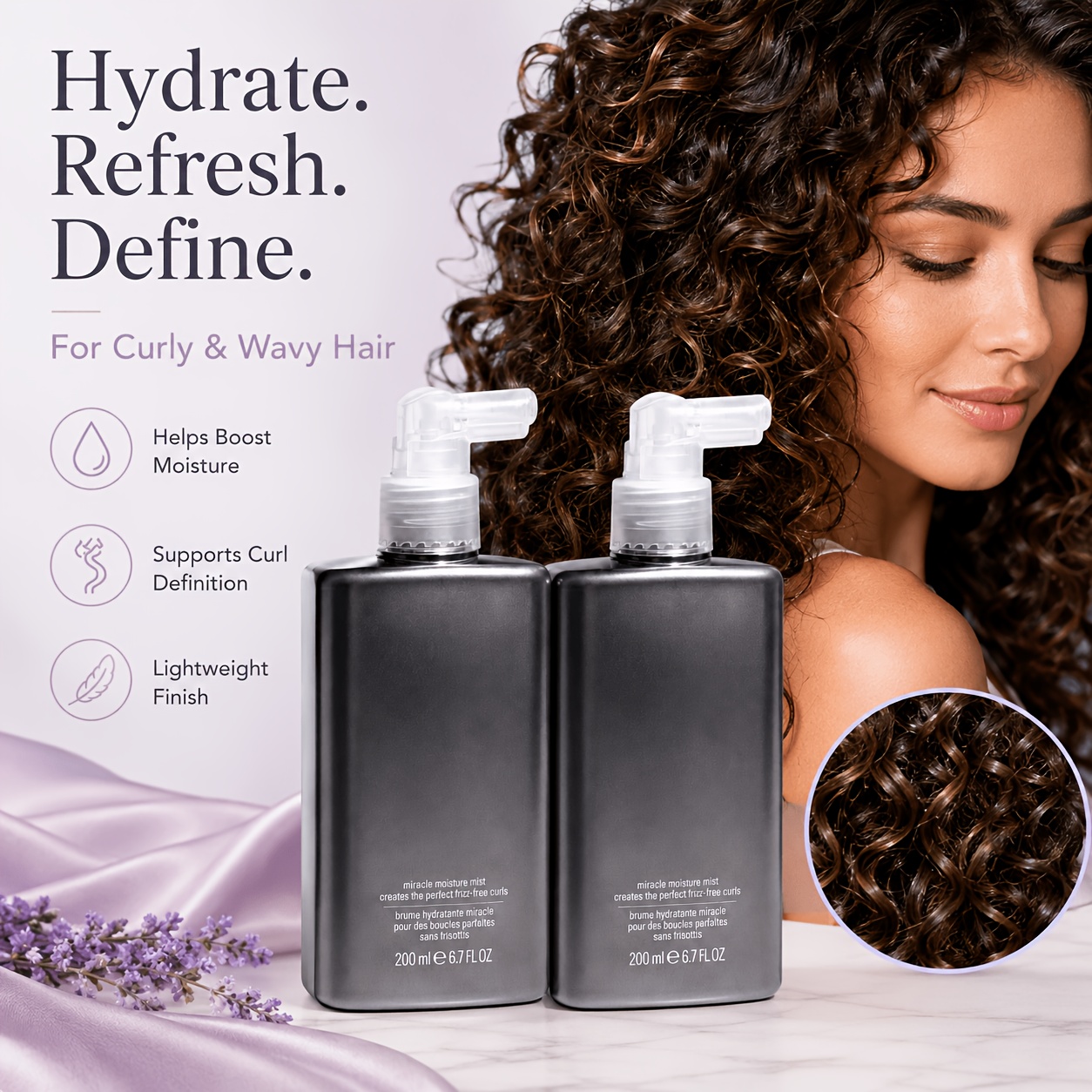 Spray Idratante per Ricci, Neb - Hair Care For Wavy Hair recensione e prezzo