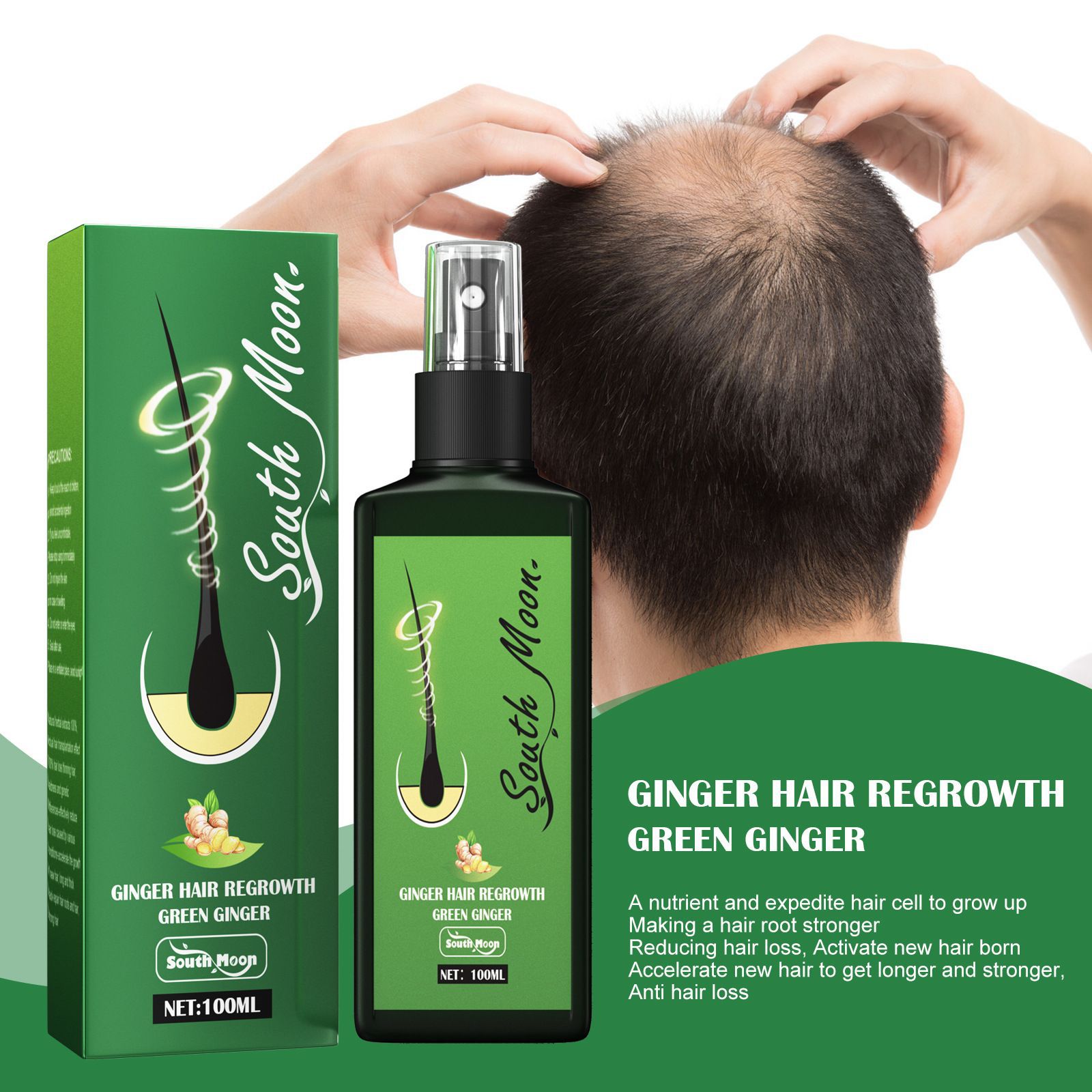 Spray per la Crescita dei Cape - Hair Care Frizzy Hair recensione e prezzo