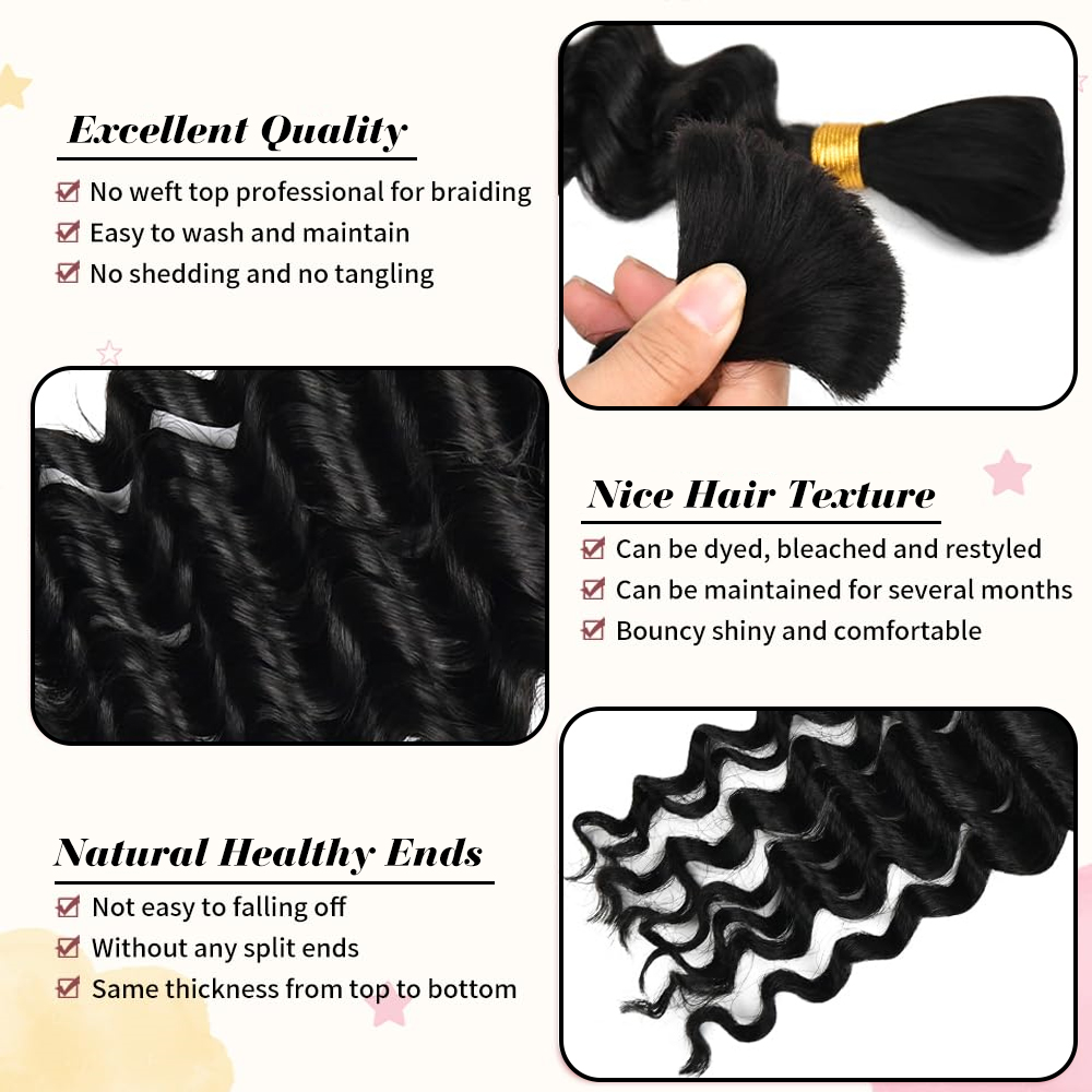 Capelli intrecciati umani per  - Hair Care For Wavy Hair recensione e prezzo